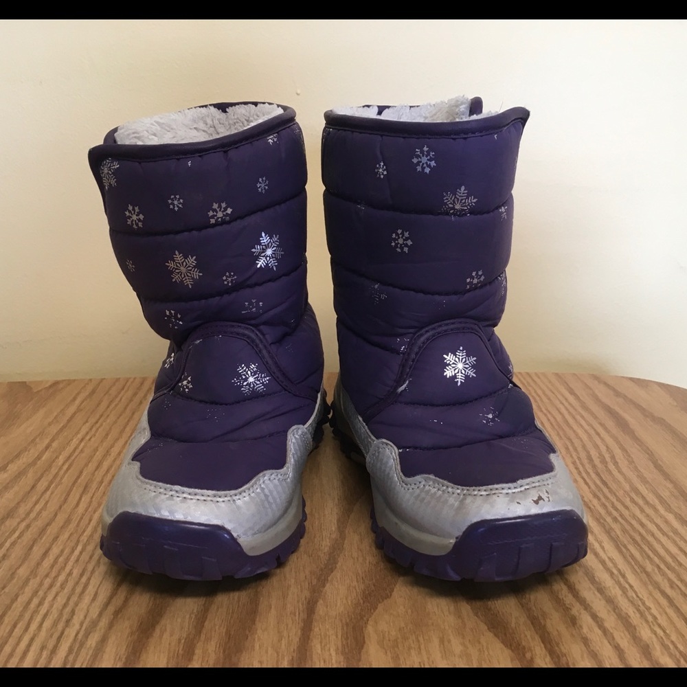 Girls Coga purple boots
